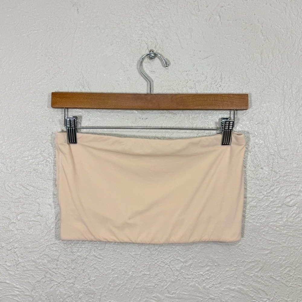 Skims Fits Everybody Bandeau Bra 2X Nude Seamless Stretch Strapless Lounge Comfy